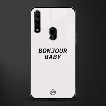 bonjour baby glass case for oppo a31 image