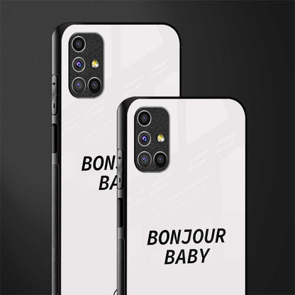 bonjour baby glass case for samsung galaxy m51 image-2