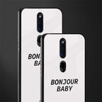 bonjour baby glass case for oppo f11 pro image-2