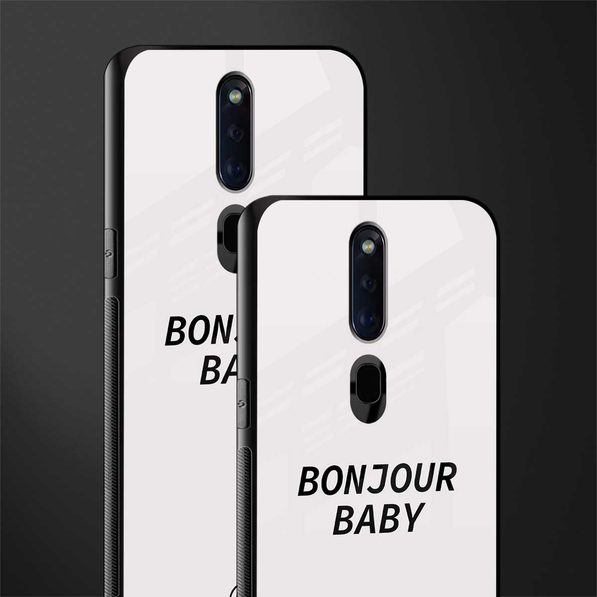 bonjour baby glass case for oppo f11 pro image-2