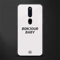 bonjour baby glass case for oppo f11 pro image