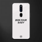 bonjour baby glass case for oppo f11 pro image