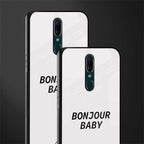 bonjour baby glass case for oppo a9 image-2