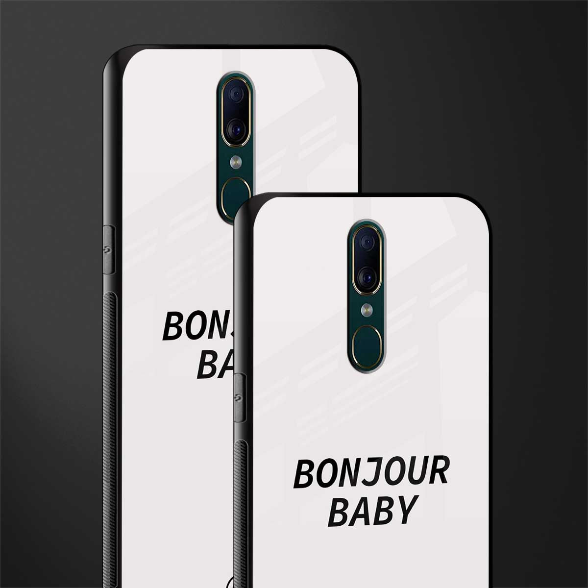 bonjour baby glass case for oppo a9 image-2
