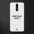 bonjour baby glass case for oppo f11 image