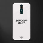 bonjour baby glass case for oppo f11 image