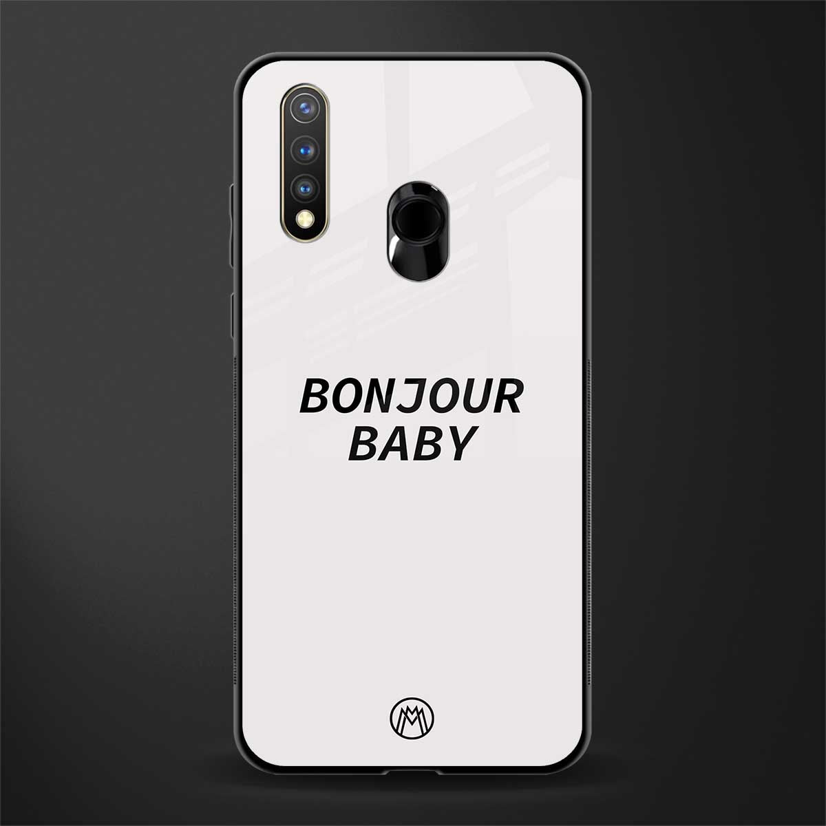 bonjour baby glass case for vivo y19 image