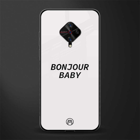 bonjour baby glass case for vivo s1 pro image