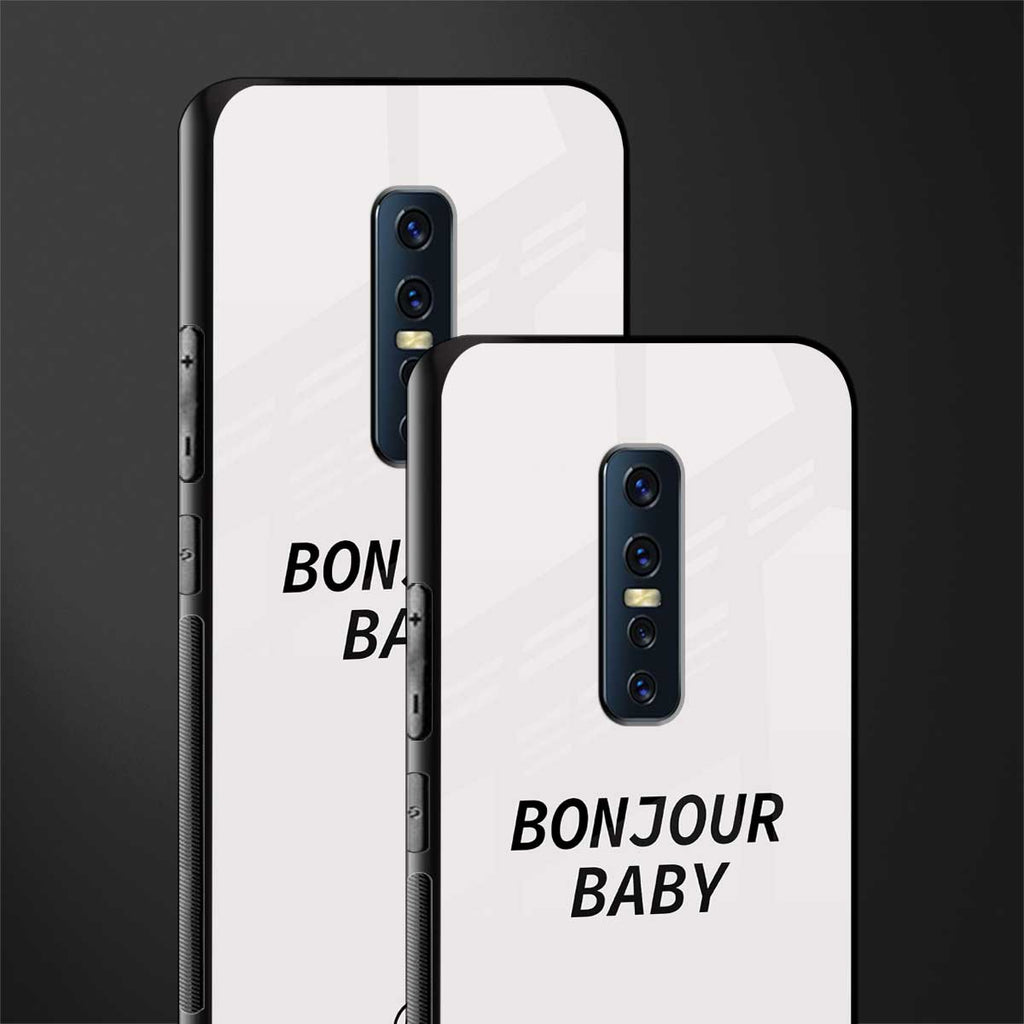 bonjour baby glass case for vivo v17 pro image-2