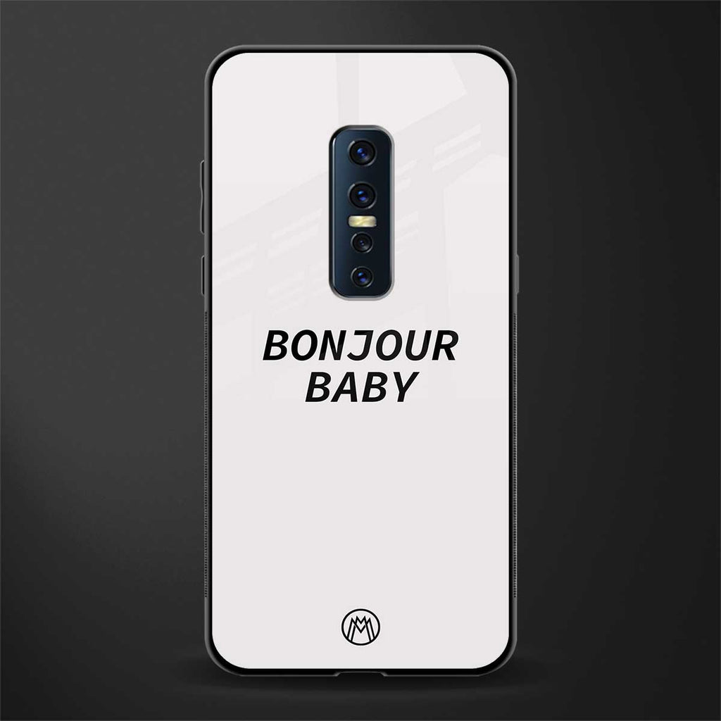 bonjour baby glass case for vivo v17 pro image