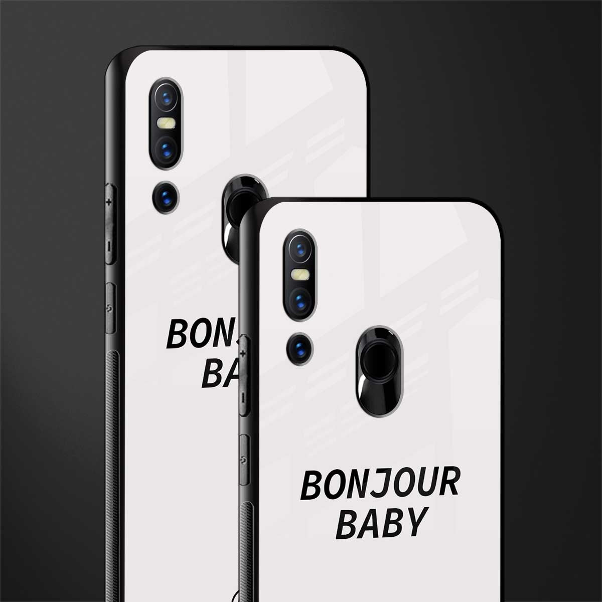 bonjour baby glass case for vivo v15 image-2
