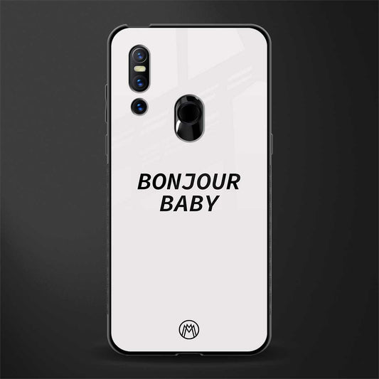 bonjour baby glass case for vivo v15 image