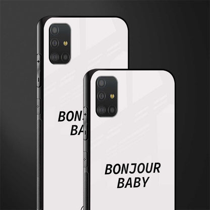 bonjour baby glass case for samsung galaxy a51 image-2