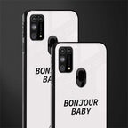 bonjour baby glass case for samsung galaxy m31 prime edition image-2