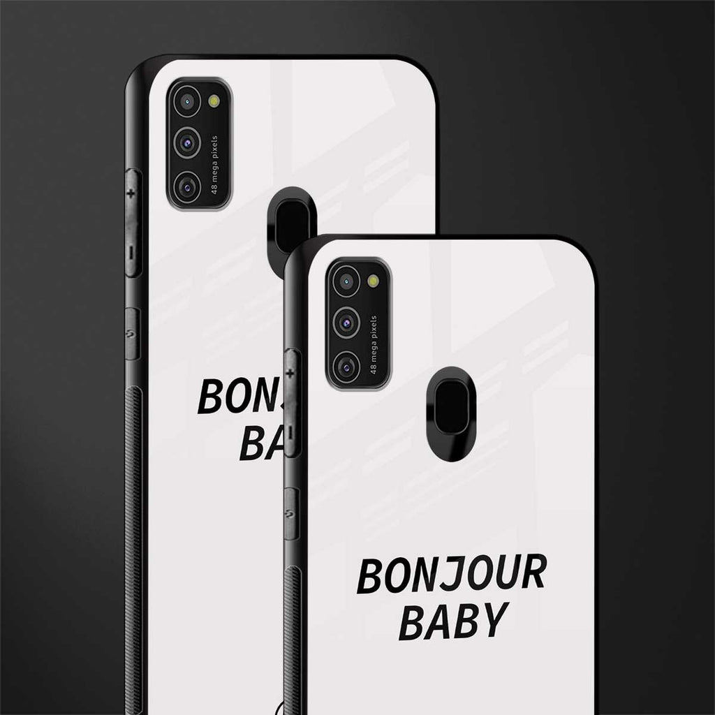 bonjour baby glass case for samsung galaxy m30s image-2