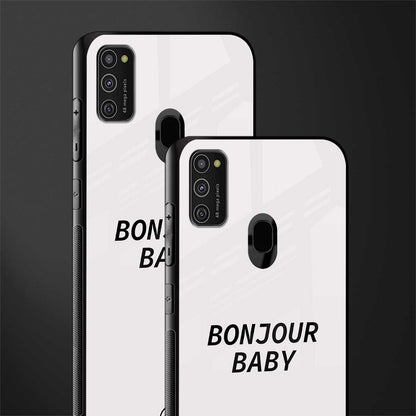 bonjour baby glass case for samsung galaxy m21 image-2