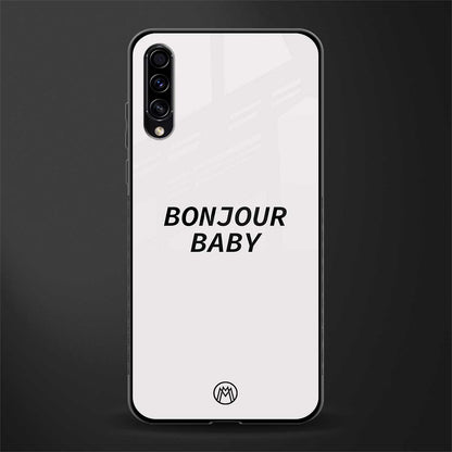 bonjour baby glass case for samsung galaxy a50 image