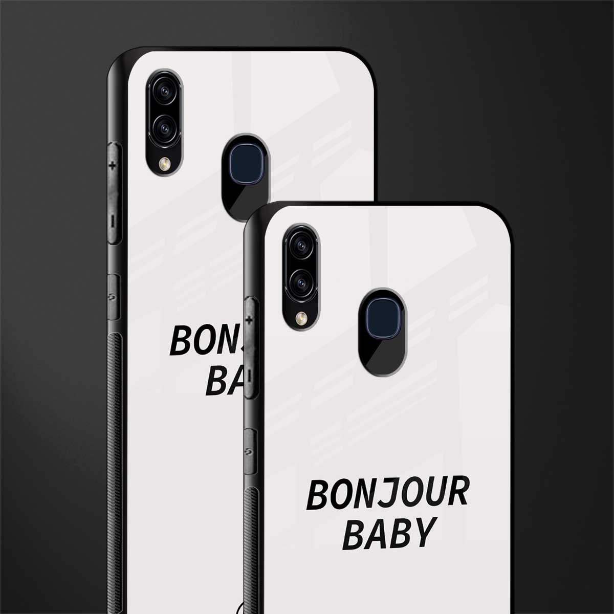 bonjour baby glass case for samsung galaxy a30 image-2