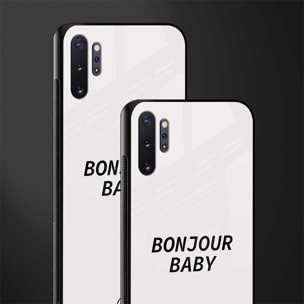bonjour baby glass case for samsung galaxy note 10 plus image-2