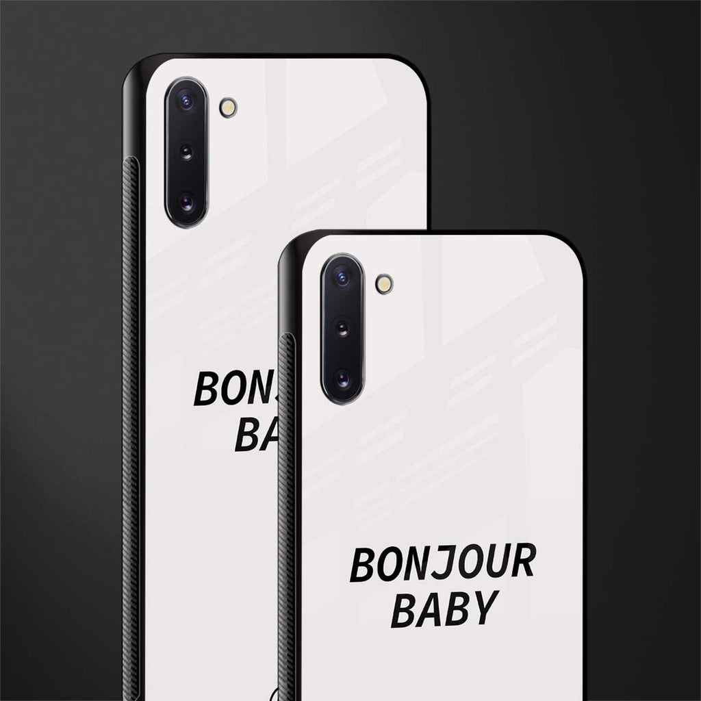 bonjour baby glass case for samsung galaxy note 10 image-2