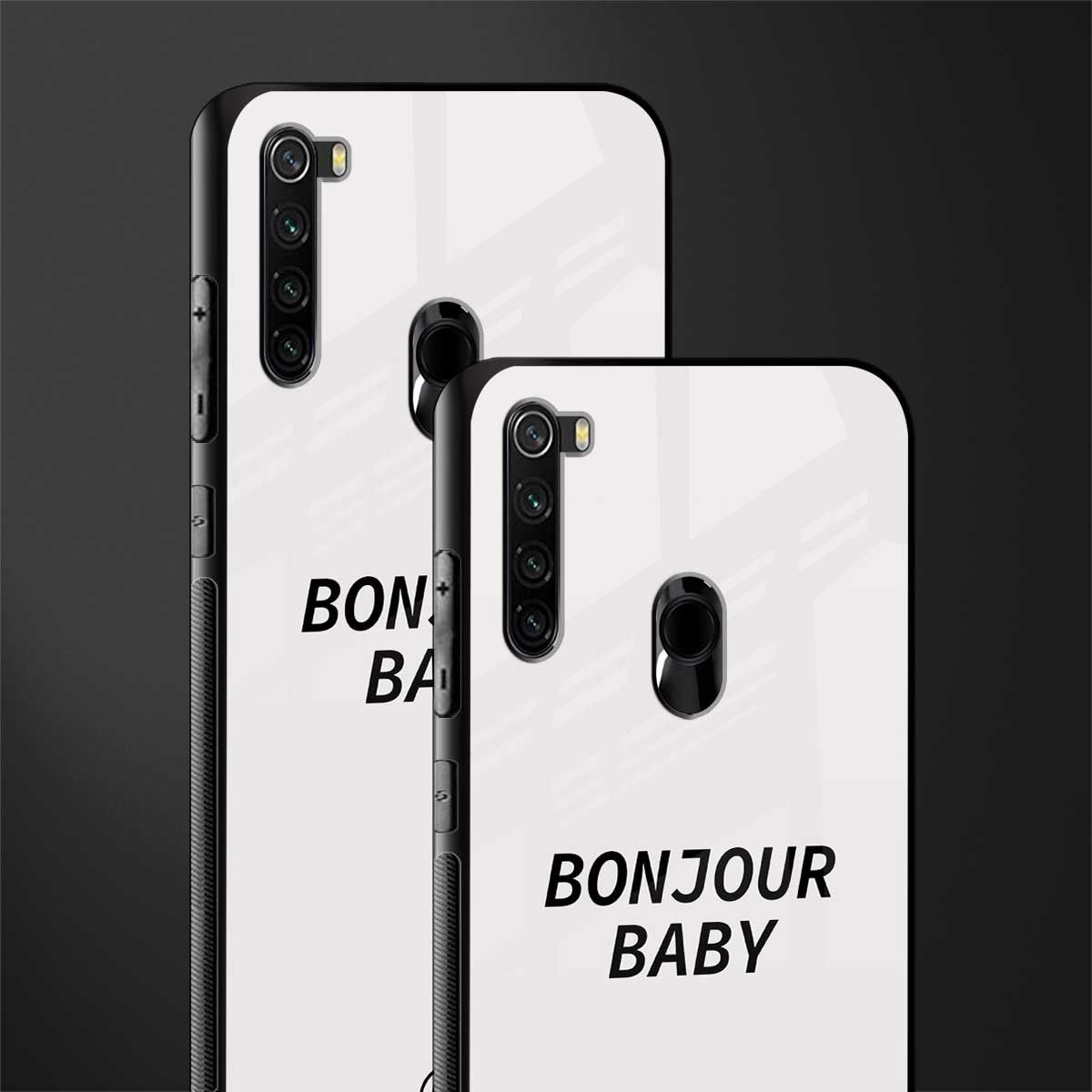 bonjour baby glass case for redmi note 8 image-2