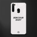 bonjour baby glass case for redmi note 8 image