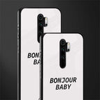 bonjour baby glass case for redmi note 8 pro image-2