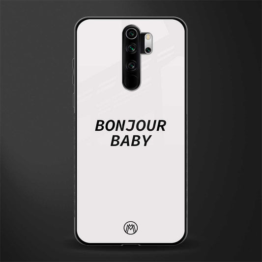 bonjour baby glass case for redmi note 8 pro image