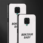 bonjour baby glass case for redmi note 9 pro image-2