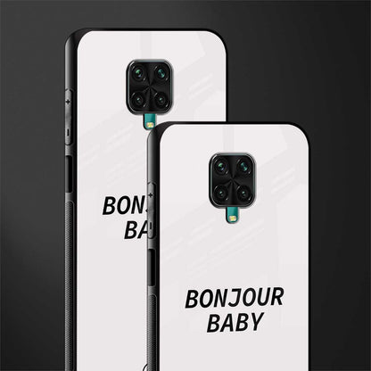 bonjour baby glass case for redmi note 9 pro max image-2