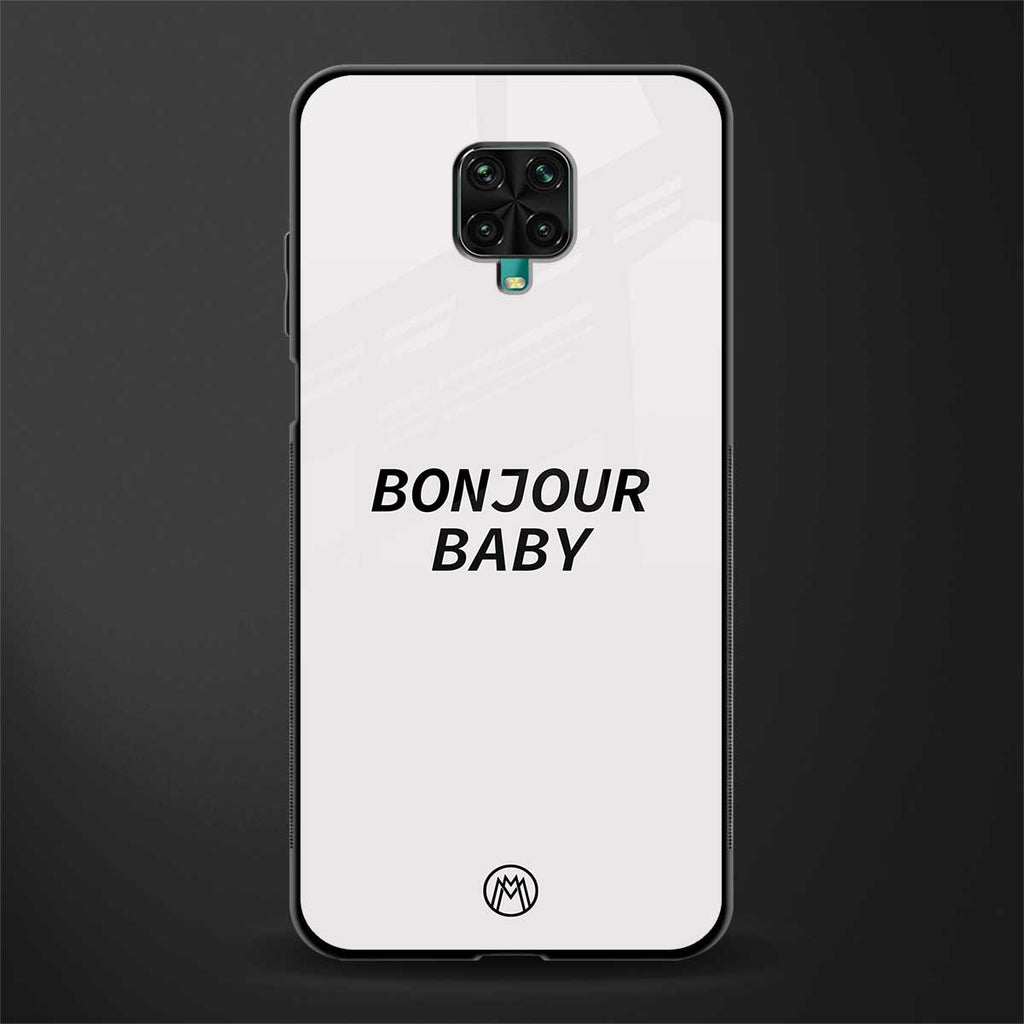 bonjour baby glass case for redmi note 9 pro image