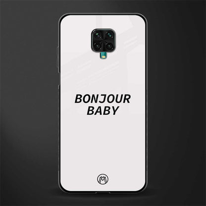 bonjour baby glass case for redmi note 9 pro max image