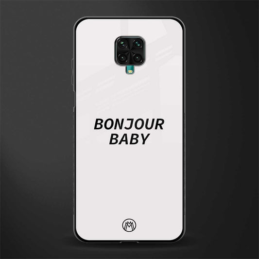 bonjour baby glass case for redmi note 9 pro max image