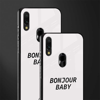 bonjour baby glass case for redmi 7redmi y3 image-2