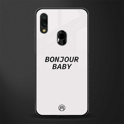 bonjour baby glass case for redmi note 7s image