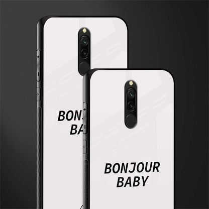 bonjour baby glass case for redmi 8 image-2