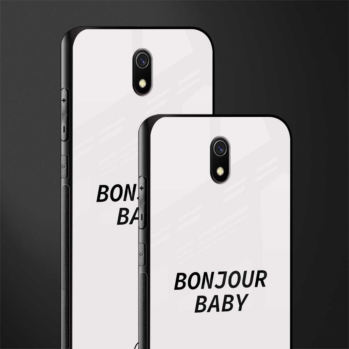 bonjour baby glass case for redmi 8a image-2