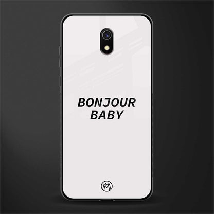 bonjour baby glass case for redmi 8a image