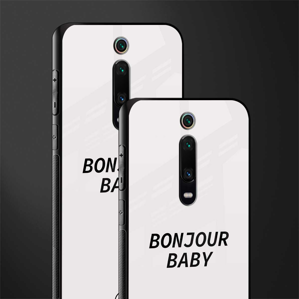 bonjour baby glass case for redmi k20 pro image-2