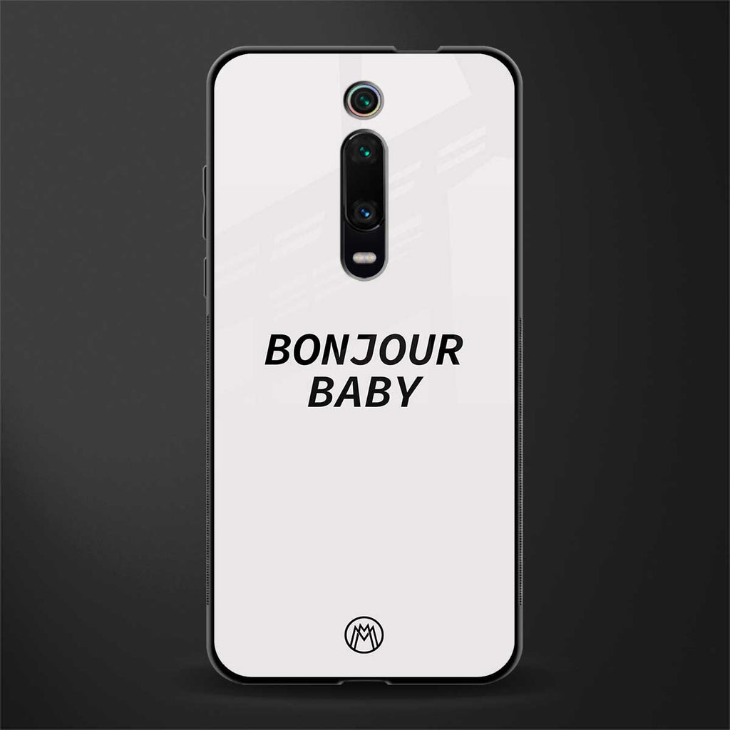 bonjour baby glass case for redmi k20 pro image