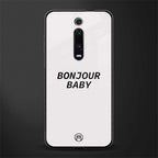 bonjour baby glass case for redmi k20 pro image