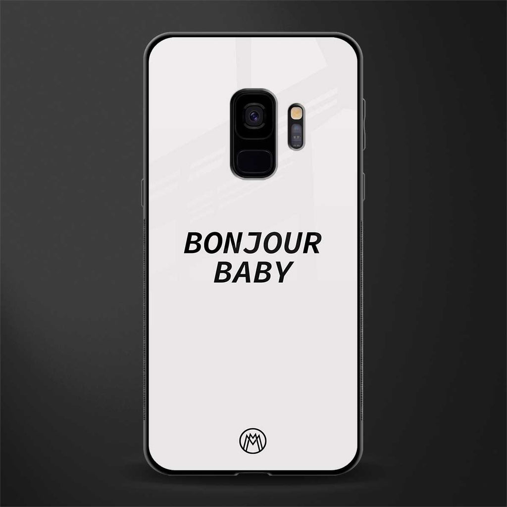 bonjour baby glass case for samsung galaxy s9 image