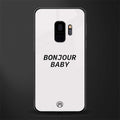 bonjour baby glass case for samsung galaxy s9 image