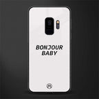 bonjour baby glass case for samsung galaxy s9 image