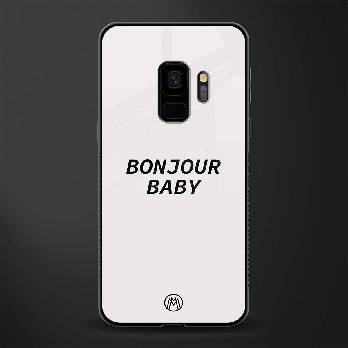 bonjour baby glass case for samsung galaxy s9 image