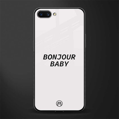 bonjour baby glass case for oppo a3s image