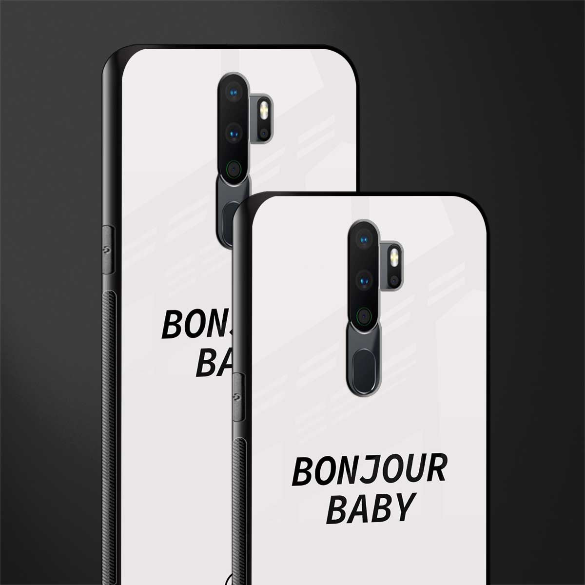 bonjour baby glass case for oppo a5 2020 image-2