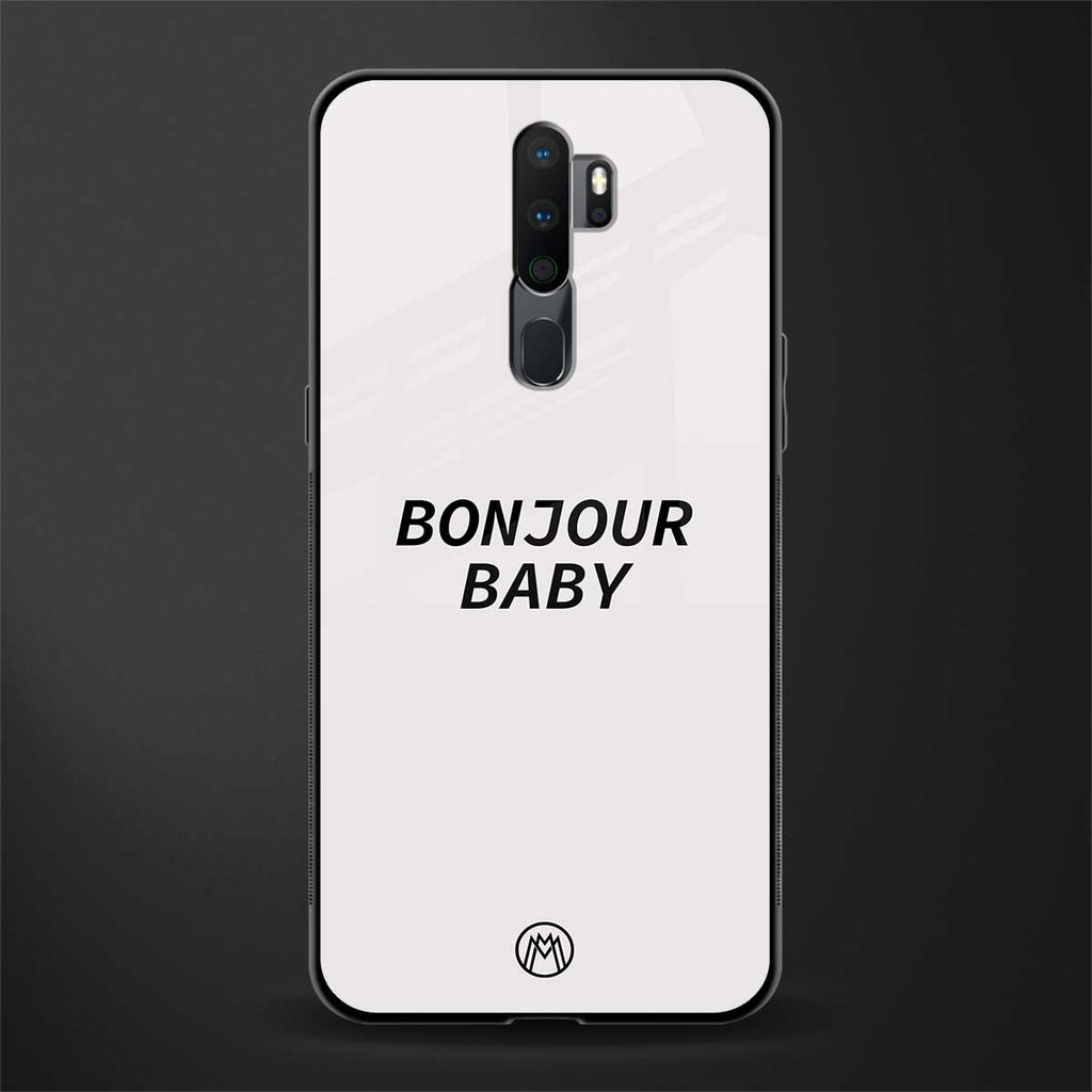 bonjour baby glass case for oppo a5 2020 image