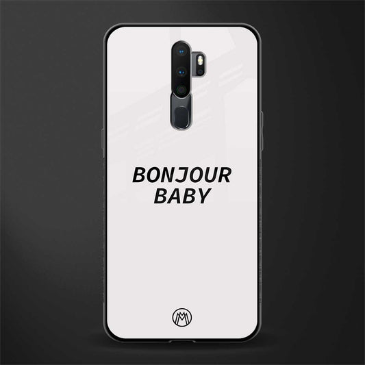 bonjour baby glass case for oppo a5 2020 image