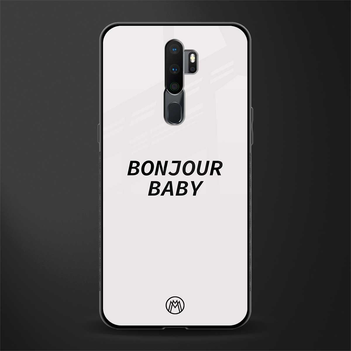 bonjour baby glass case for oppo a9 2020 image